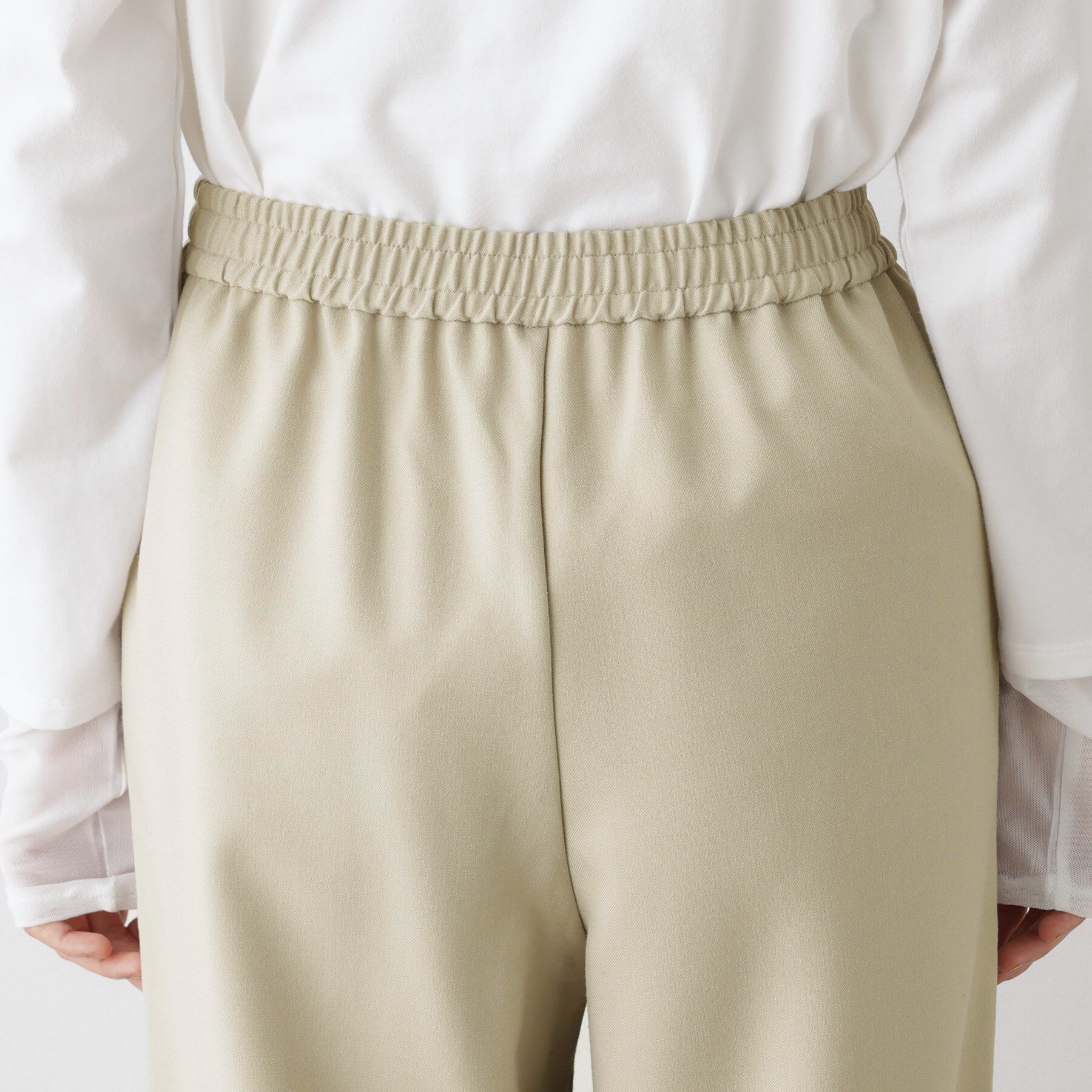 Dessin「【ウエストゴム・洗える】コンフォートワイドパンツ」|その他|