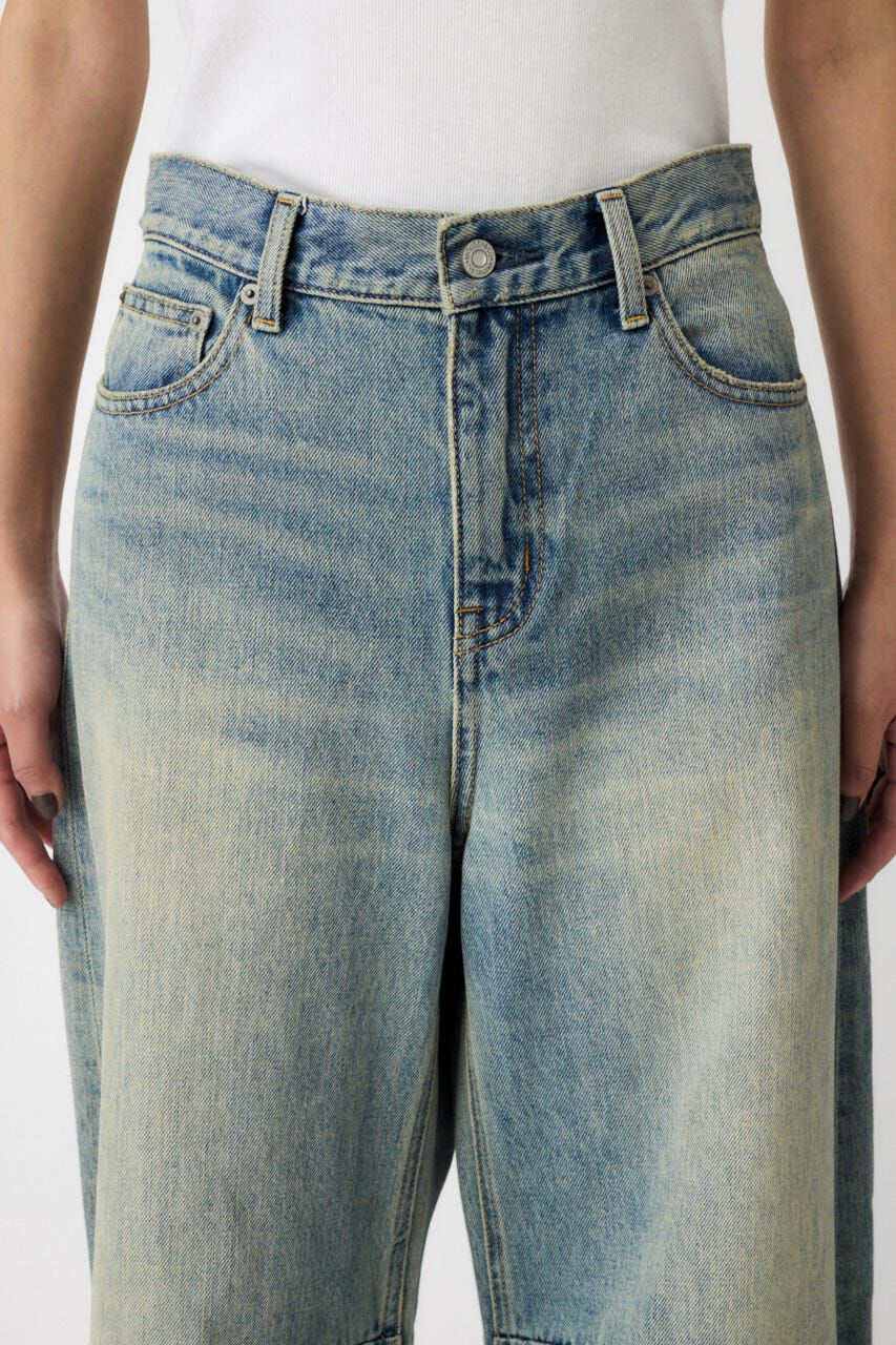 MOUSSY「HORSESHOE バギー」|デニム|