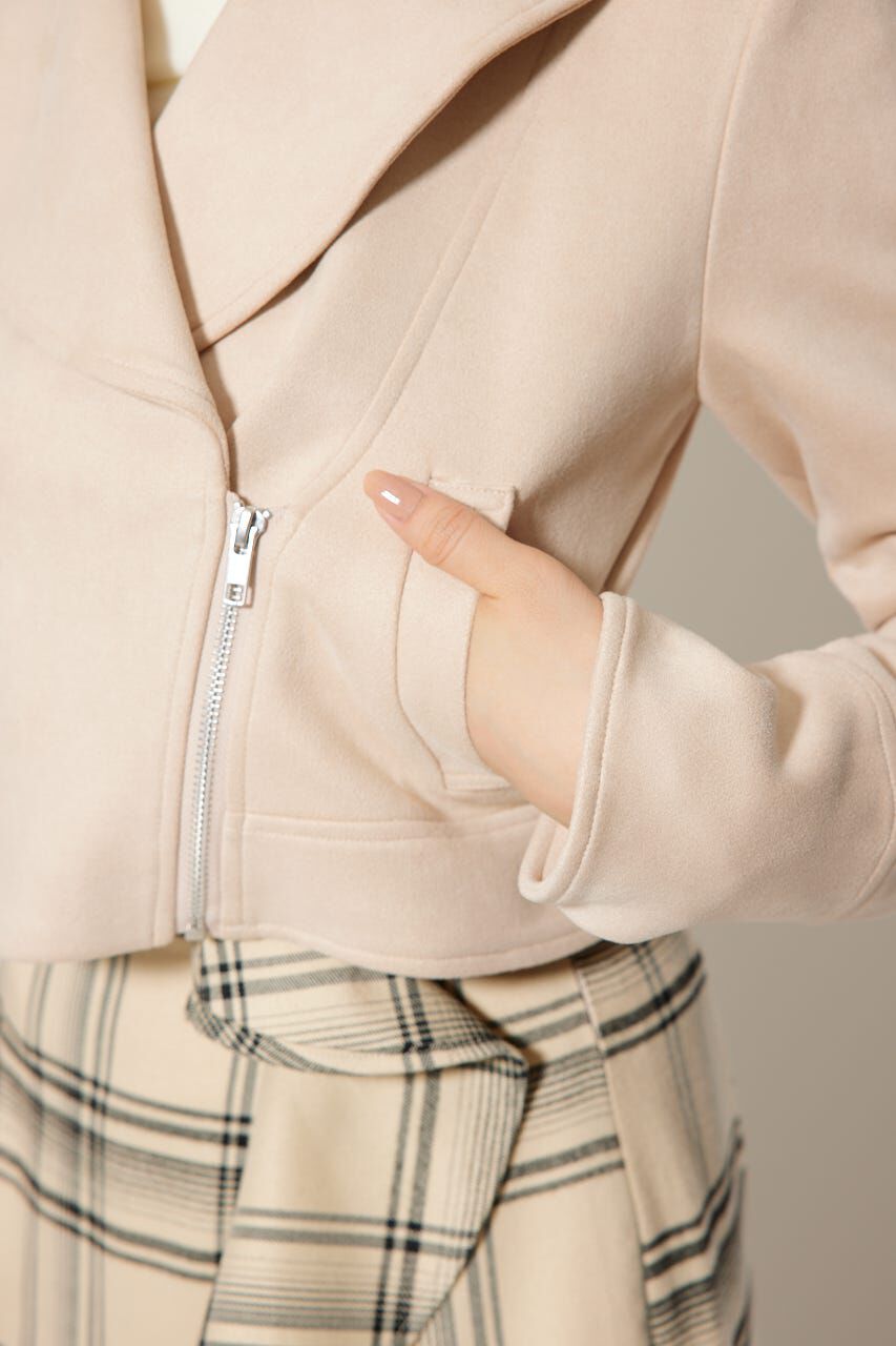 rienda「25AWフェイクスエードライダースジャケット」|その他|