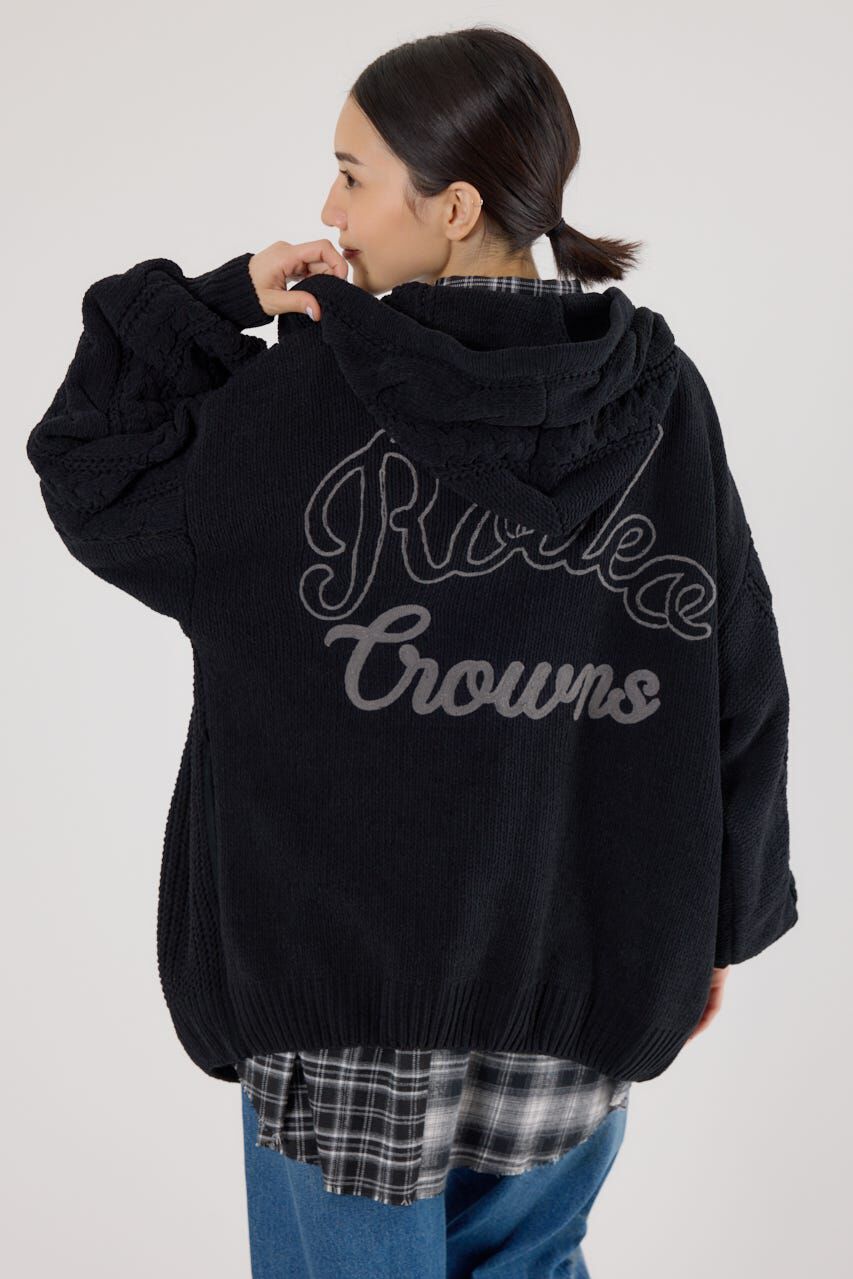RODEO CROWNS「モールニットトッパーカーディガン」|カーディガン|BLK