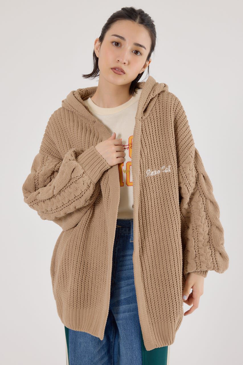 RODEO CROWNS「モールニットトッパーカーディガン」|カーディガン|