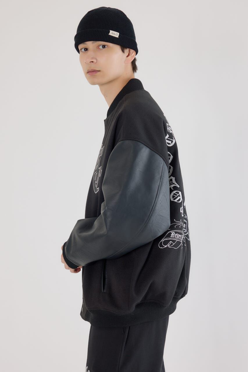 RODEO CROWNS「Blackletter スタジャン」|ブルゾン・スタジャン|