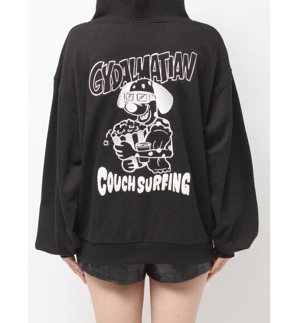 GYDA「COUCH SURFING GYDALMATIANスウェットパーカー」|パーカー|