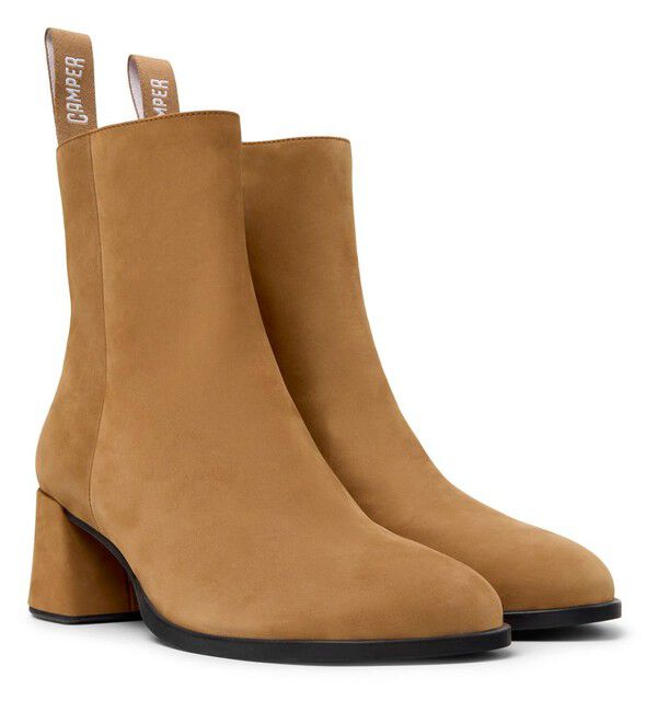 CAMPER「[カンペール] KORA / アンクルブーツ」|ロングブーツ|キャメル