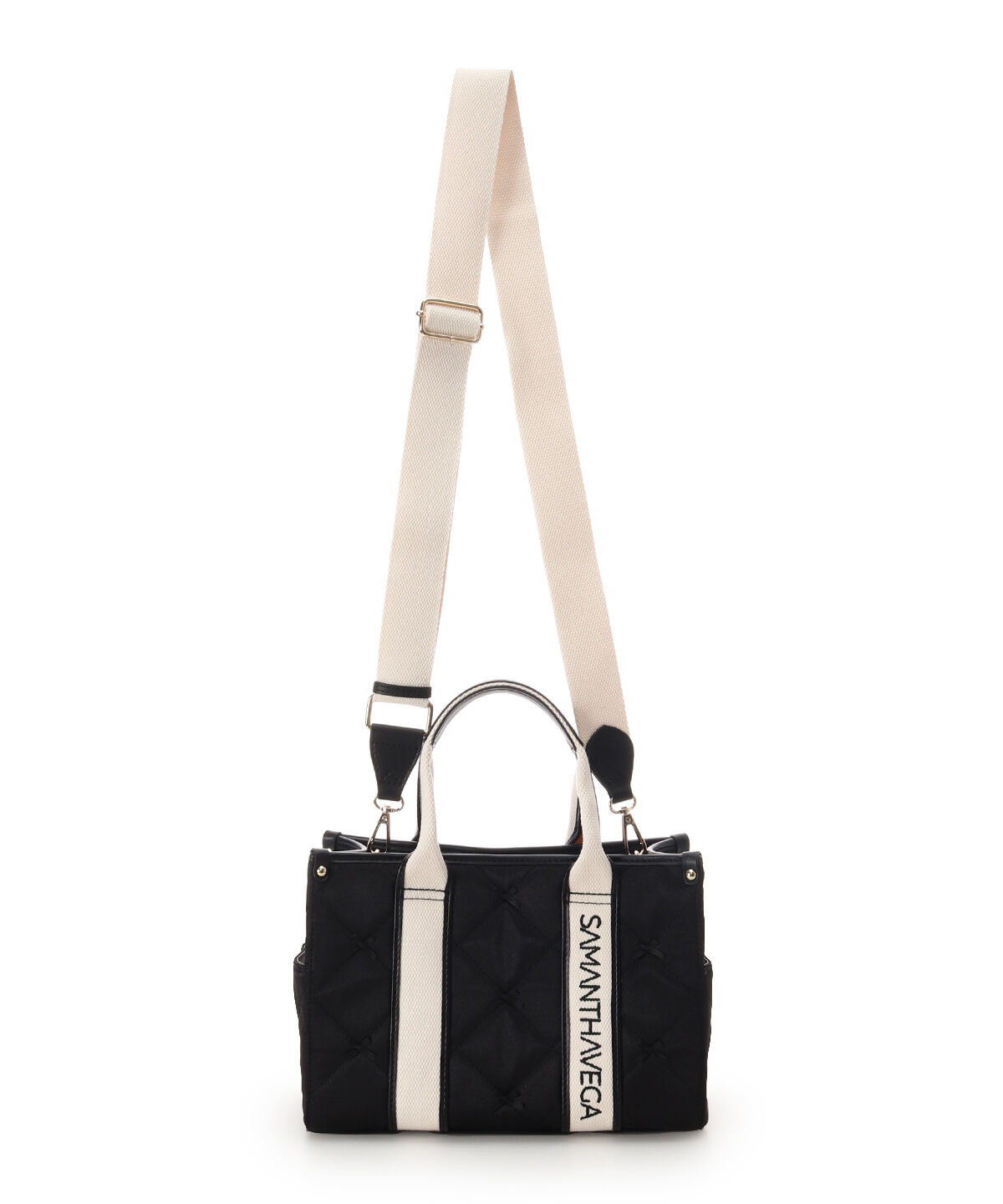 Samantha Vega「ロゴテープリボン　ハンドバッグ」|ハンドバッグ|