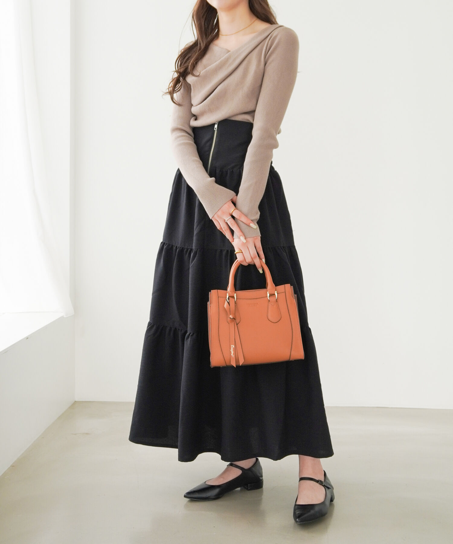  「Jewelna Rose クロフォード ハンドバッグ 本革 11921」|ショルダー・メッセンジャー|