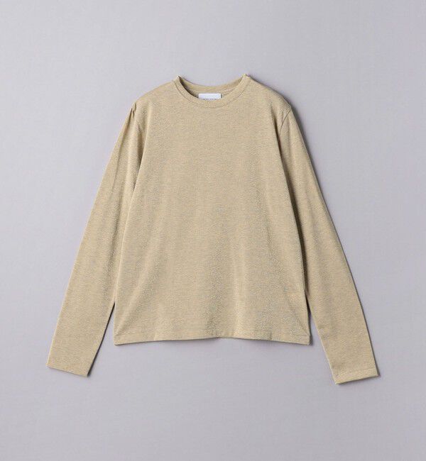 UNITED ARROWS「ラメ ロングスリーブ カットソー」|Tシャツ・カットソー|