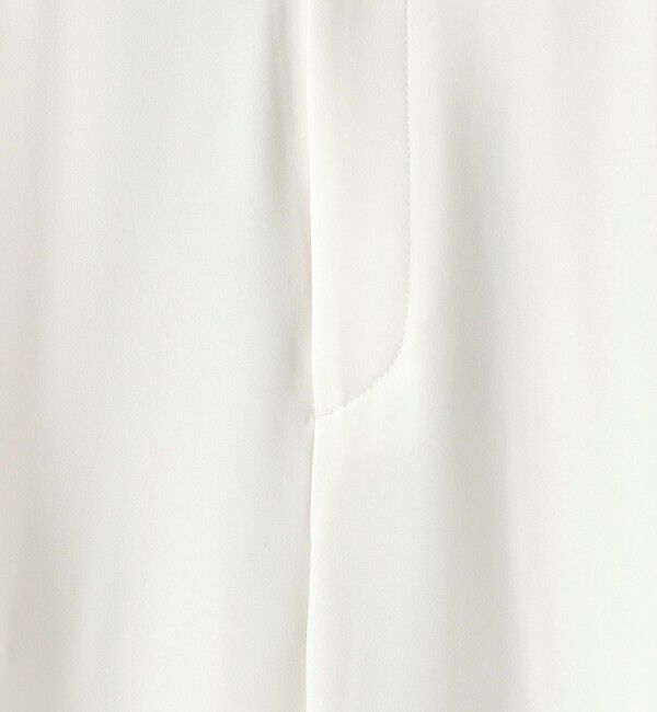 UNITED ARROWS「2タック ワイドパンツ WHITE」|スラックス|