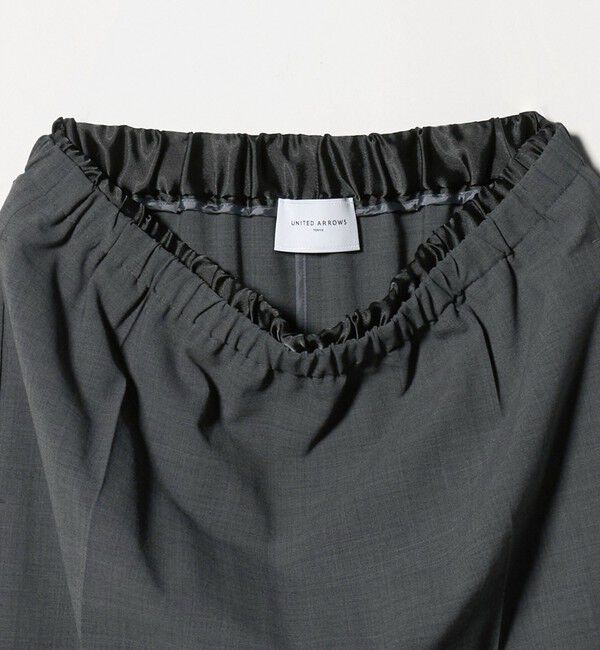 UNITED ARROWS「サテン ウエスト ロングスカート ‐ウォッシャブル‐」|スカート|