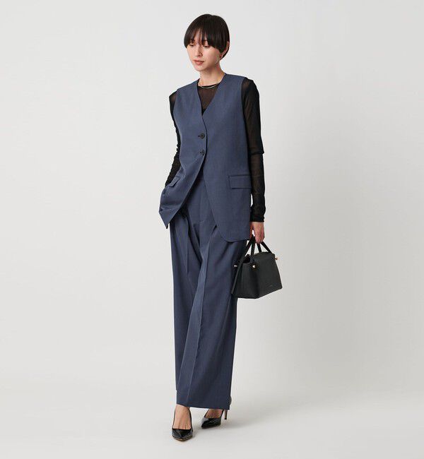 UNITED ARROWS「REOPEL ワイドパンツ ‐ウォッシャブル‐」|チノ|