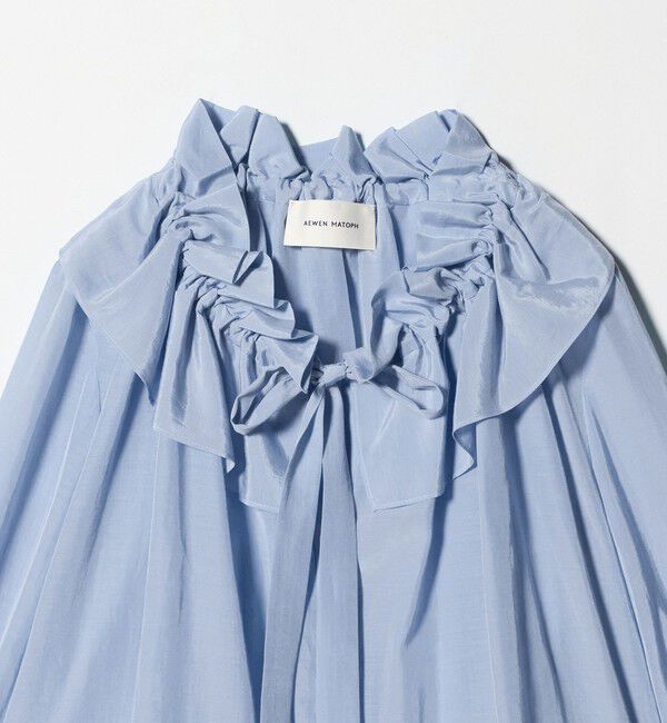 AEWEN MATOPH「＜AEWEN MATOPH＞ギャザーリボンブラウス ‐ ウォッシャブル ‐」|シャツ・ブラウス|