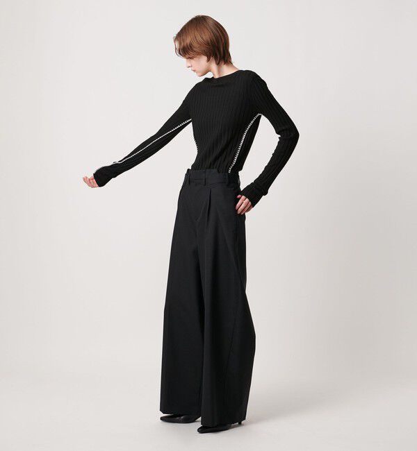 AEWEN MATOPH「＜AEWEN MATOPH＞リブハンドステッチプルオーバーニット」|ニット・セーター|