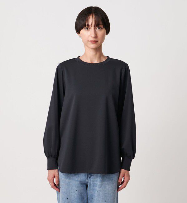 UNITED ARROWS「ポンチ ロングスリーブ カットソー ‐ウォッシャブル‐」|Tシャツ・カットソー|
