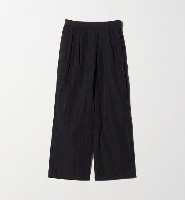 UNITED ARROWS「アシンメトリー タック ワイドパンツ はっ水 ウォッシャブル」|チノ|