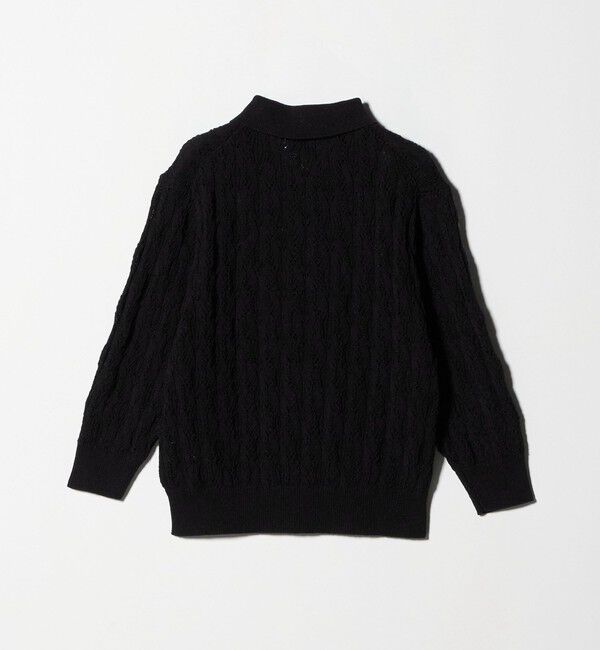 UNITED ARROWS「フェイクパール レース プルオーバー ニット ウォッシャブル」|ニット・セーター|