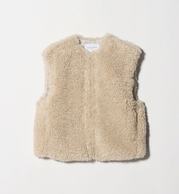 UNITED ARROWS「ファーライク ボア ベスト」|ベスト・ジレ|