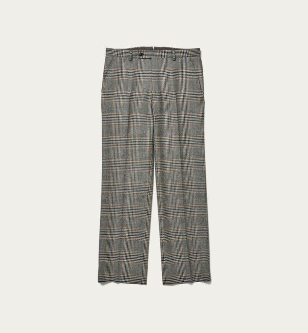 UNITED ARROWS「＜SOVEREIGN＞ ウール チェック ストレートパンツ」|スラックス|