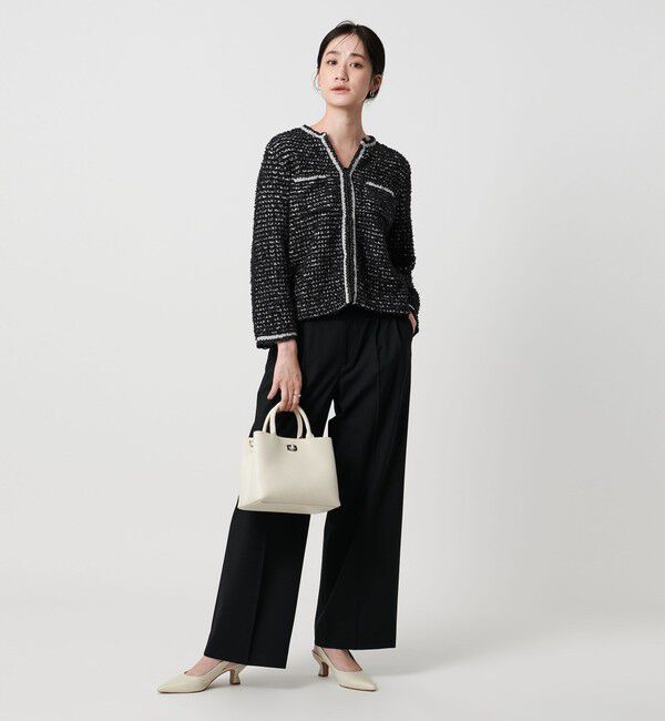 UNITED ARROWS「ツイードライク ニットカーディガン」|カーディガン|