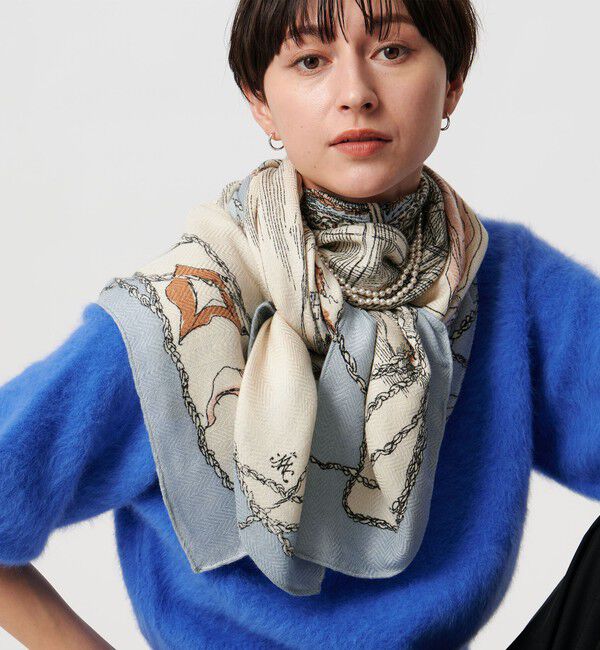 UNITED ARROWS「【一部別注】＜manipuri＞W/SI ストール 25FW」|ストール|