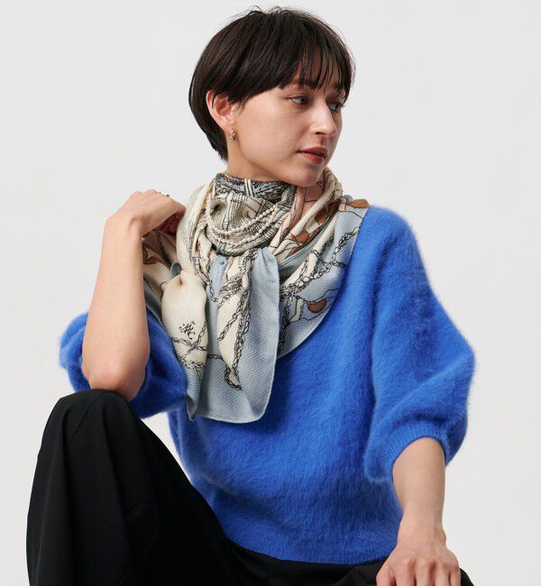 UNITED ARROWS「【一部別注】＜manipuri＞W/SI ストール 25FW」|ストール|