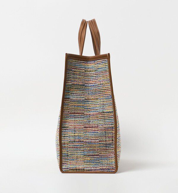 UNITED ARROWS「＜A VACATION＞TANK ラインチェック トートバッグ」|トートバッグ|