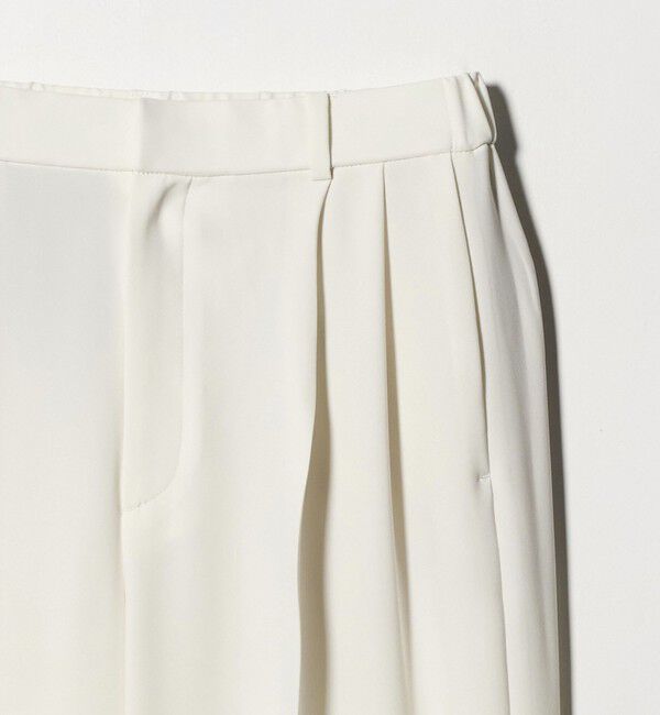 UNITED ARROWS「2タック ワイドパンツ WHITE ‐ウォッシャブル‐」|その他|