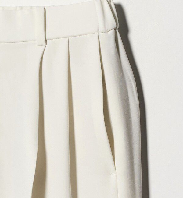 UNITED ARROWS「2タック ワイドパンツ WHITE ‐ウォッシャブル‐」|その他|