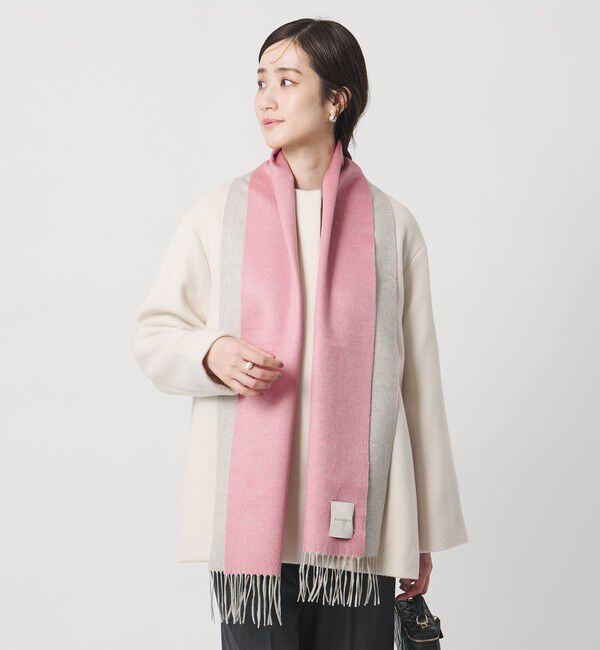 UNITED ARROWS「【別注】＜PIACENZA＞シルク/カシミヤ マフラー」|マフラー|PINK