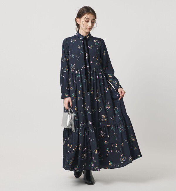 UNITED ARROWS「フラワー プリント ワンピース ‐ウォッシャブル‐」|ワンピース|