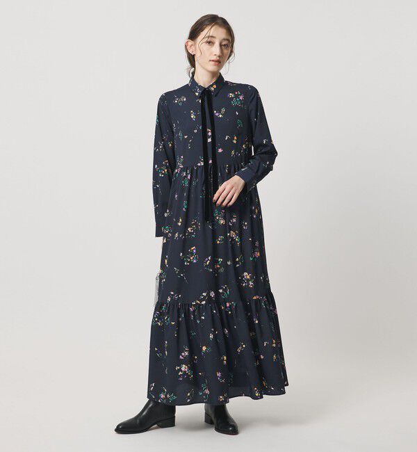 UNITED ARROWS「フラワー プリント ワンピース ‐ウォッシャブル‐」|ワンピース|