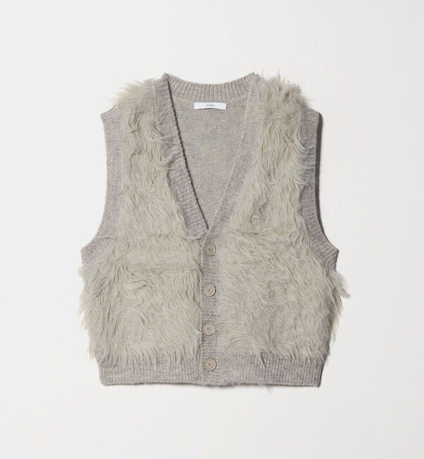 ASTRAET「＜ASTRAET＞シャギー Vネック ベスト」|ベスト・ジレ|