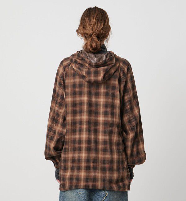 ASTRAET「＜ASTRAET＞チェック アノラックパーカー」|ブルゾン・スタジャン|