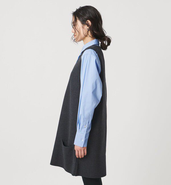 UNITED ARROWS「ミラノリブ チュニック ベスト」|ベスト・ジレ|