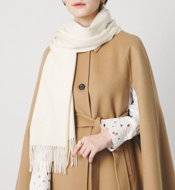 UNITED ARROWS「カシミヤ ソリッド ストール」|ストール|