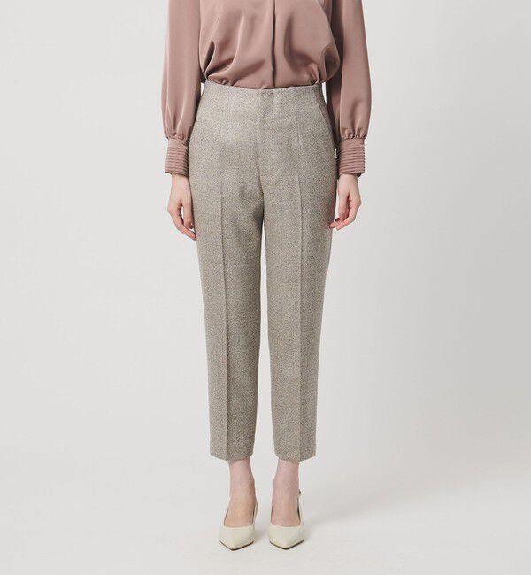 UNITED ARROWS「MOKU ３カラー ツイードライク スリムパンツ」|スラックス|