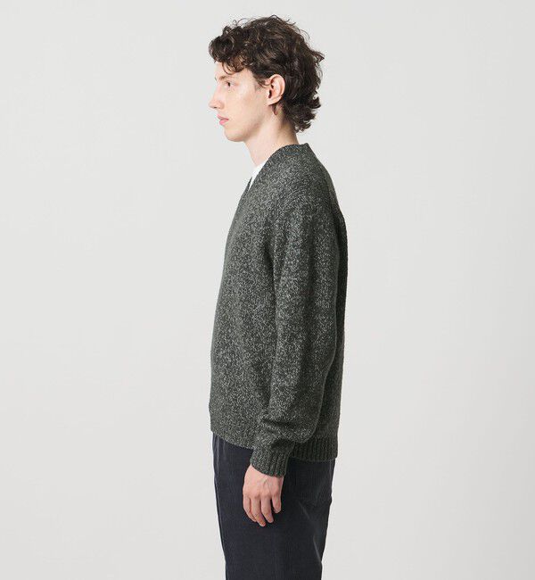 UNITED ARROWS「ウール コットン カシミア ムリネ Vネック ニット」|ニット・セーター|