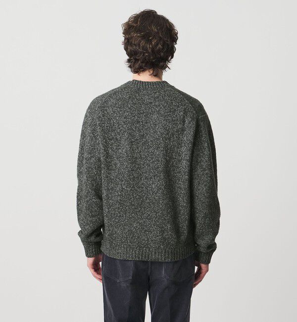 UNITED ARROWS「ウール コットン カシミア ムリネ Vネック ニット」|ニット・セーター|