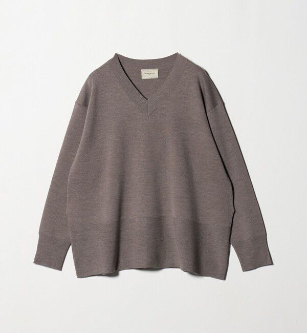 UNITED ARROWS「ウールブレンド Vネックニット ‐ウォッシャブル‐」|ニット・セーター|