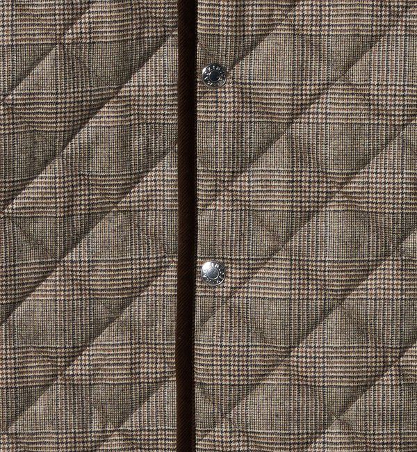 UNITED ARROWS「【別注】＜MACKINTOSH＞CROCKETFORD EX/キルティング チェック フーデッドコート」|その他|