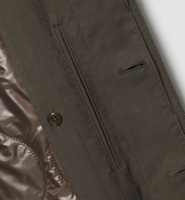 UNITED ARROWS「ピーチツイル バルマカーンコート 撥水」|ステンカラーコート|