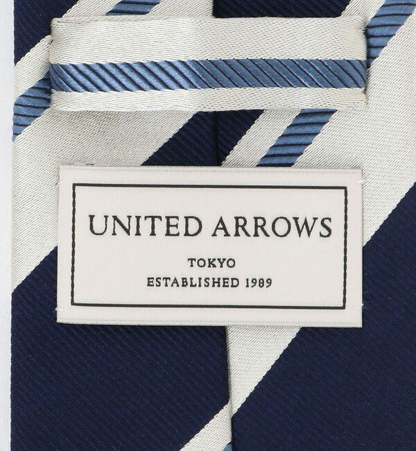 UNITED ARROWS「ネイビー マルチストライプ ネクタイ」|ネクタイ・蝶ネクタイ|