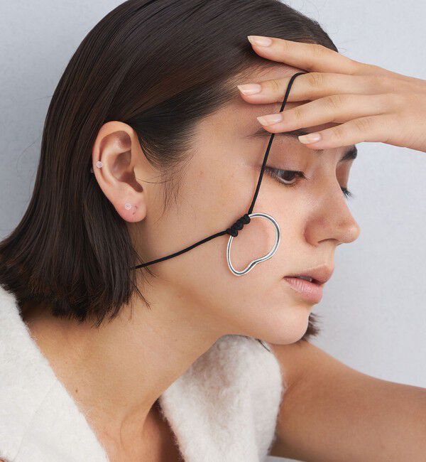 UNITED ARROWS green label relaxing「＜anisotea＞ Wave ネックレス」|ネックレス|SILVER