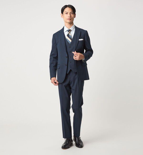 UNITED ARROWS green label relaxing「A+ TWPU サージ スリム アジャスター セットアップパンツ -ウォッシャブル・ストレッチ-」|スーツ|