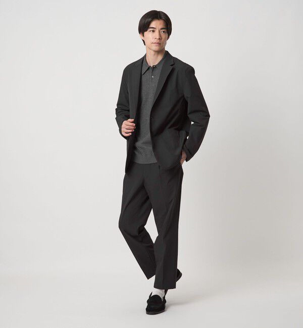 UNITED ARROWS green label relaxing「【WEB限定】JUST fit ナイロン PU リラックス セットアップ -2Wayストレッチ-」|テーラードジャケット|