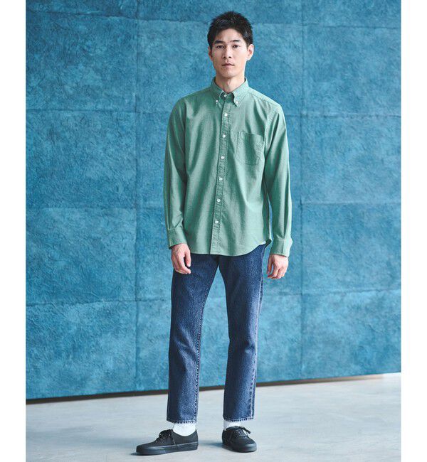 UNITED ARROWS green label relaxing「ナチュラルフィット ボタンダウン シャツ」|シャツ・ブラウス|