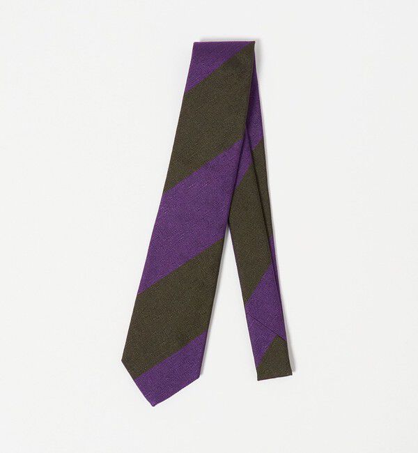 UNITED ARROWS green label relaxing「＜Seaward & Stearn＞8.0cm ストライプ4 ネクタイ」|ネクタイ・蝶ネクタイ|PURPLE