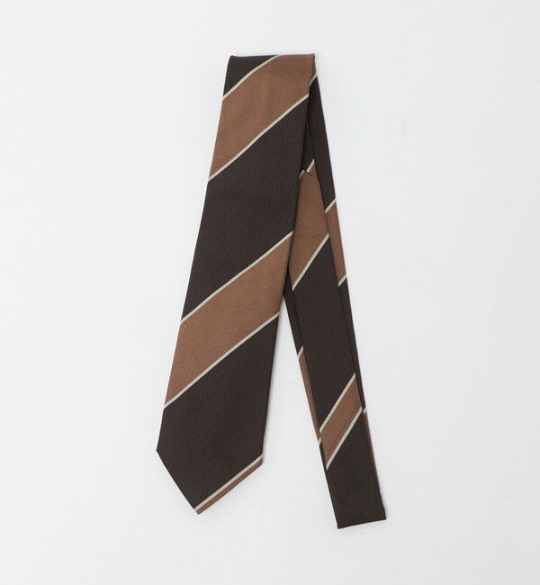 UNITED ARROWS green label relaxing「＜ALTEA＞8.0cm ストライプ1 ネクタイ」|ネクタイ・蝶ネクタイ|DK.BROWN