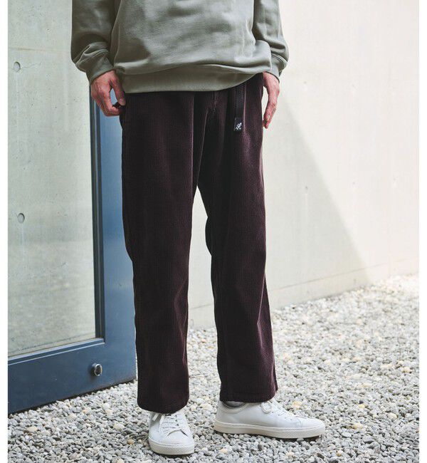 UNITED ARROWS green label relaxing「【別注】＜Gramicci＞コーデュロイ ワイド テーパード パンツ」|その他|DK.BROWN