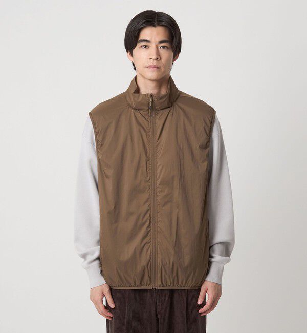 UNITED ARROWS green label relaxing「【別注】＜DAIWA＞PERTEX スタンドネック ベスト」|ダウンベスト・ベスト|