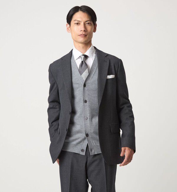 UNITED ARROWS green label relaxing「Super 120's ハイゲージ ニット カーディガン」|カーディガン|